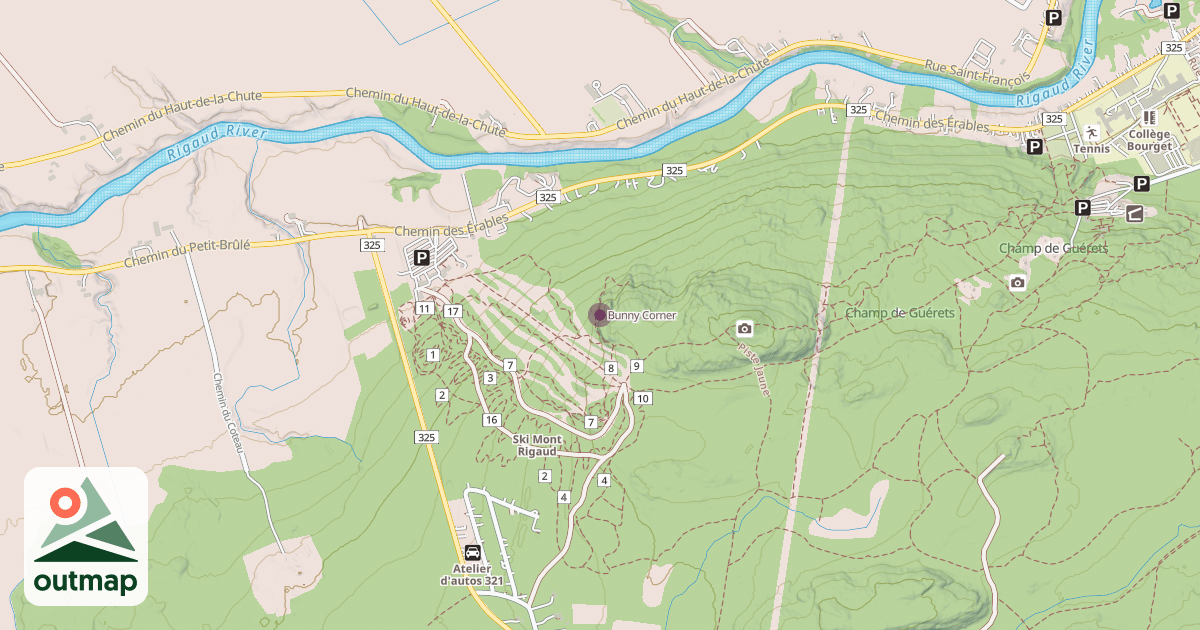 Map of Bunny Corner