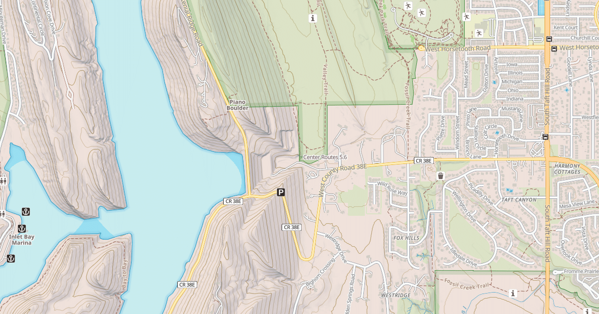 Map preview of Center Routes