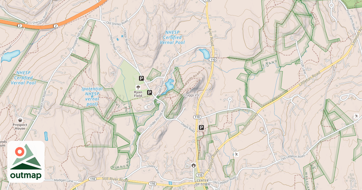 Map of Cruggs