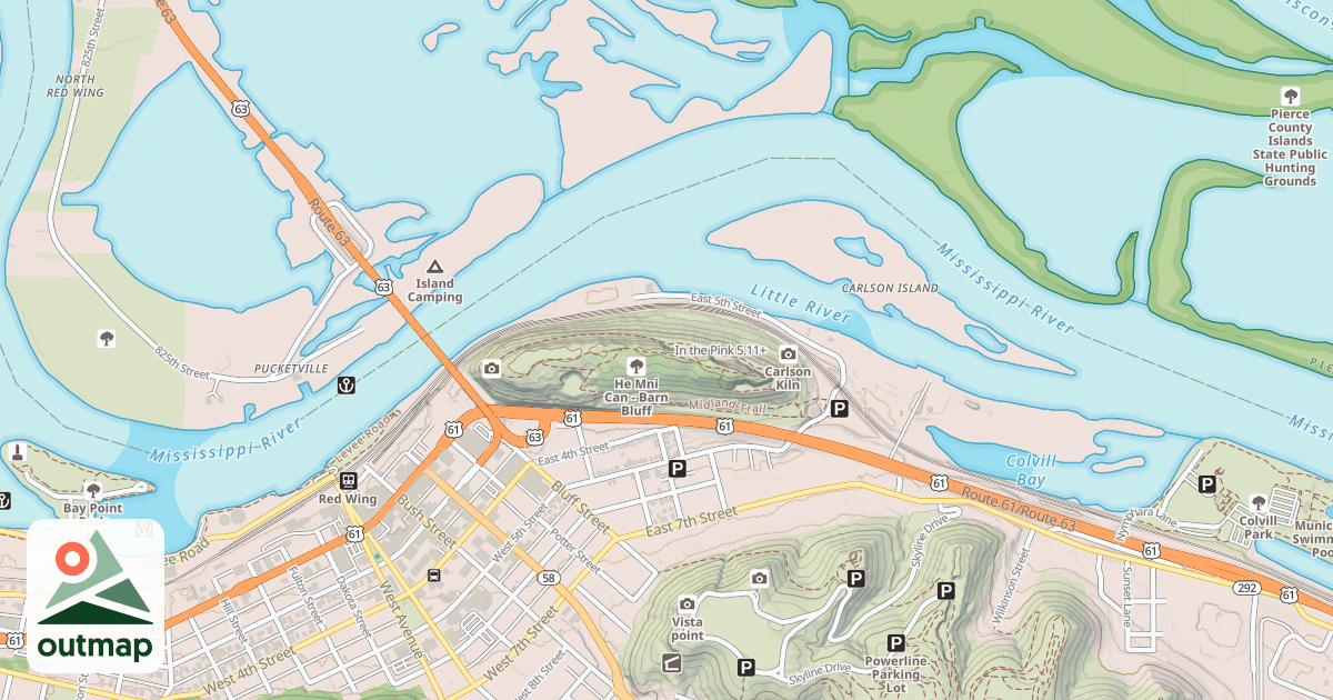 Map of In the Pink