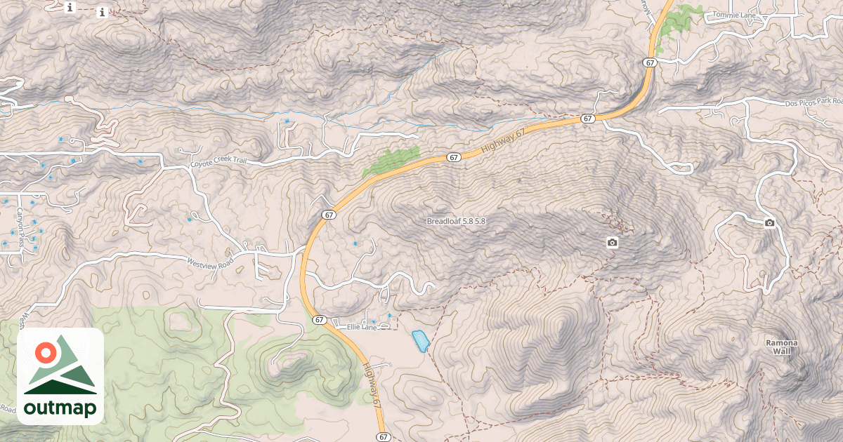 Map of Breadloaf 5.8