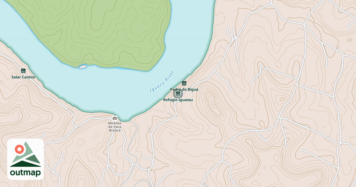 Map of Refúgio Iguassu