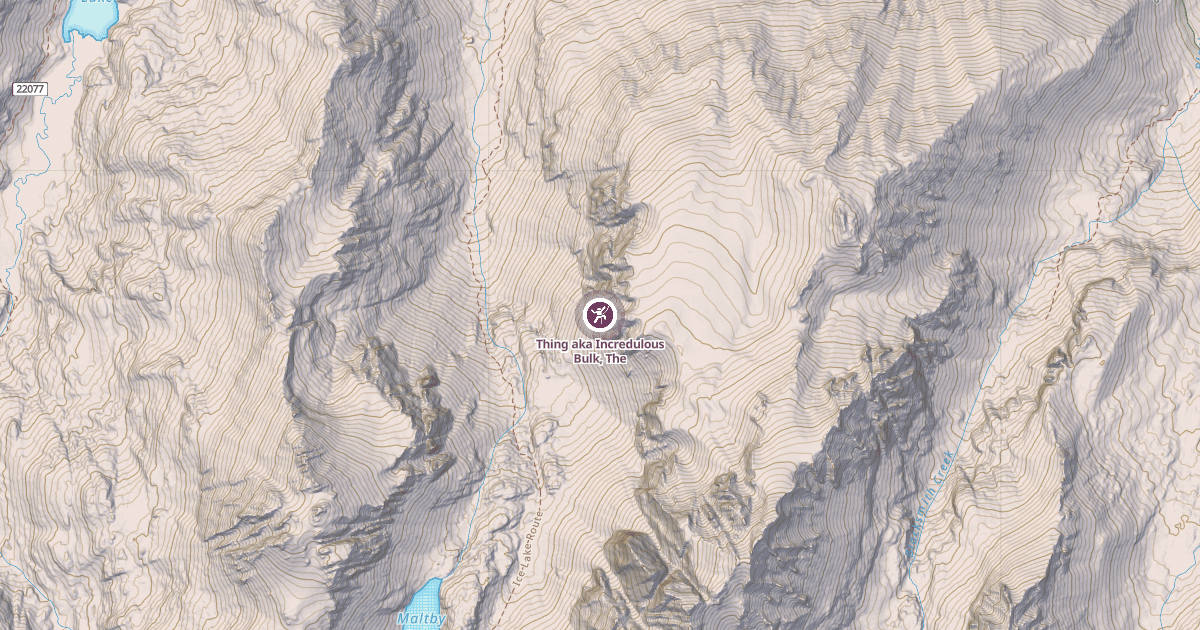 Map preview of Thing aka Incredulous Bulk, The