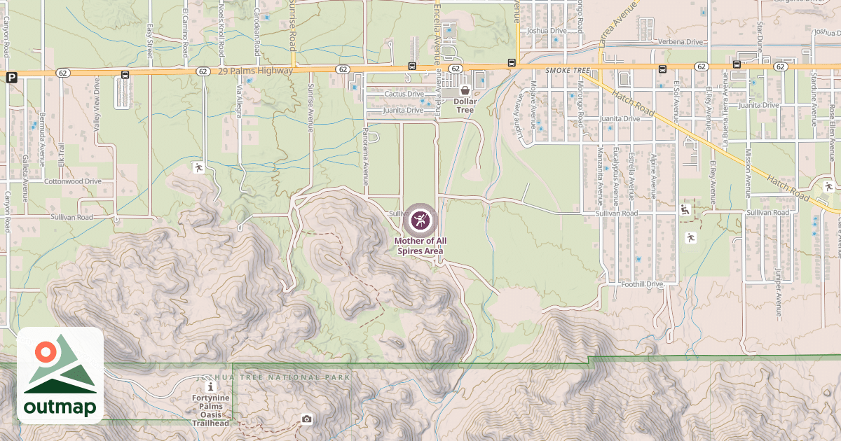 Map of Mother of All Spires Area