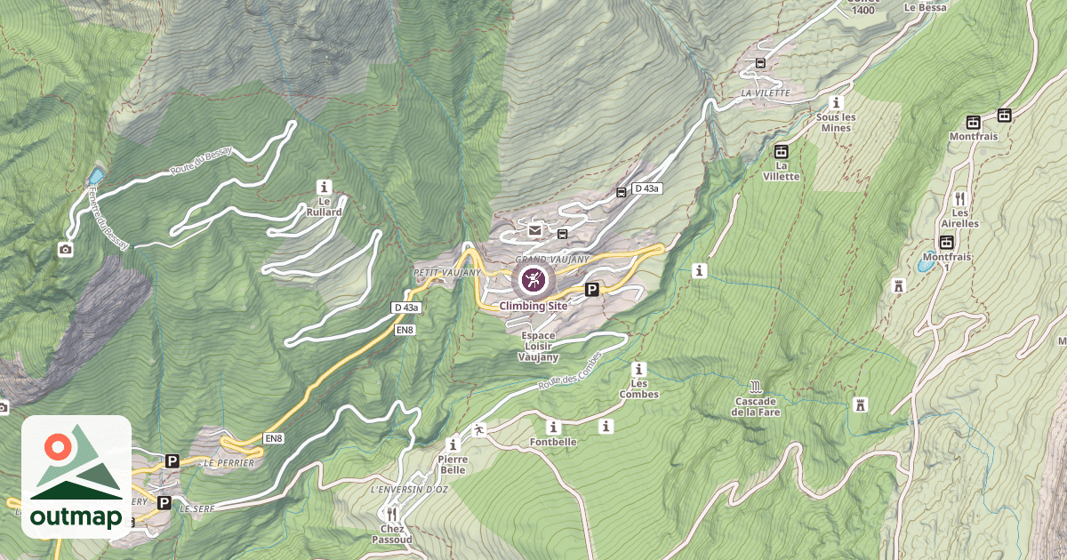 Map of Climbing Site