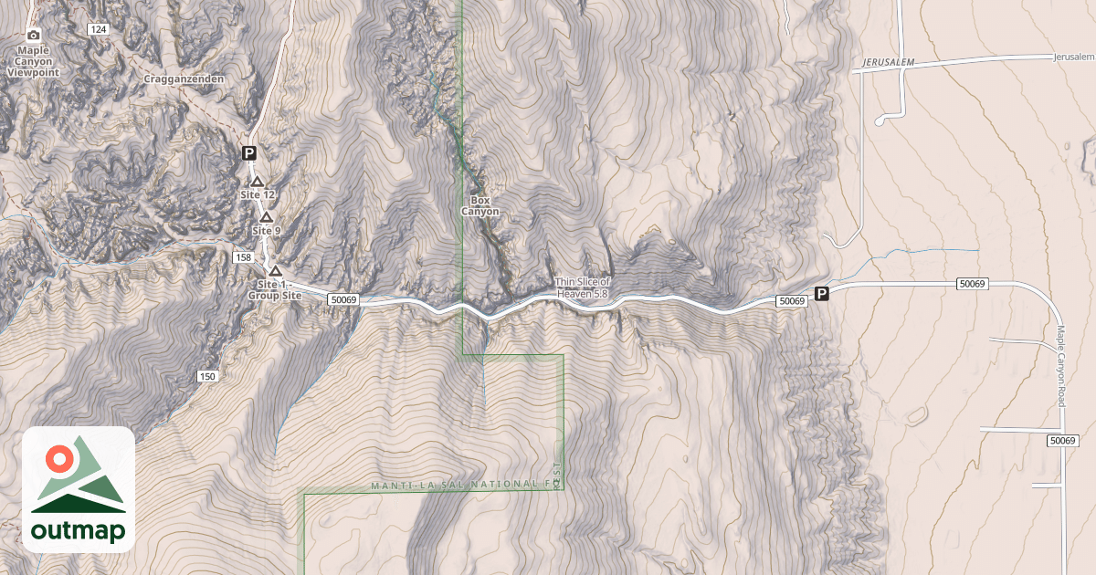 Map of Thin Slice of Heaven