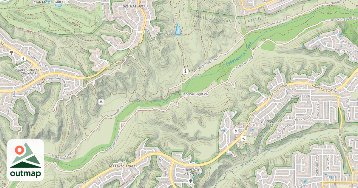 Map of Hangnail Right