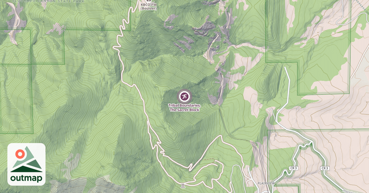 Map of Tribal Boundaries, The Sacret Block
