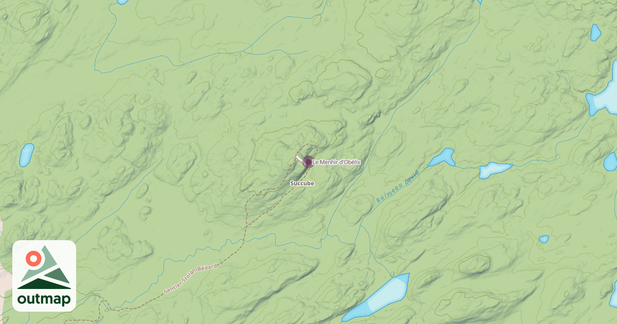 Map of Le Menhir d'Obélix