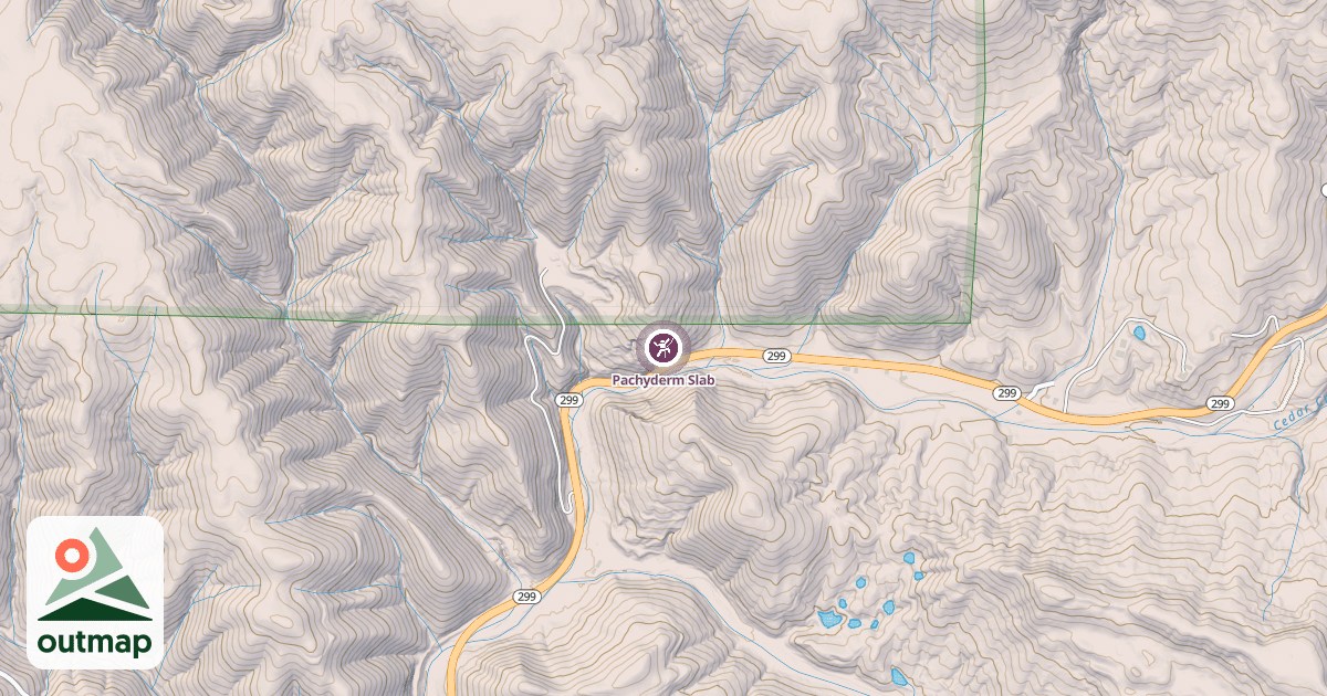 Map of Pachyderm Slab