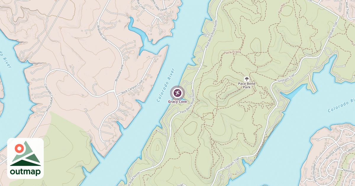 Map of Gracy Cove