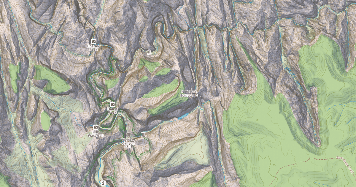 Map preview of Northeast Buttress