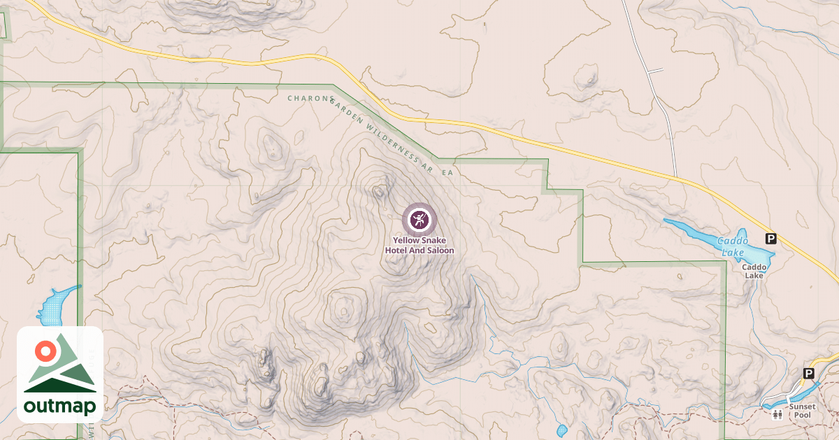 Map of Yellow Snake Hotel And Saloon