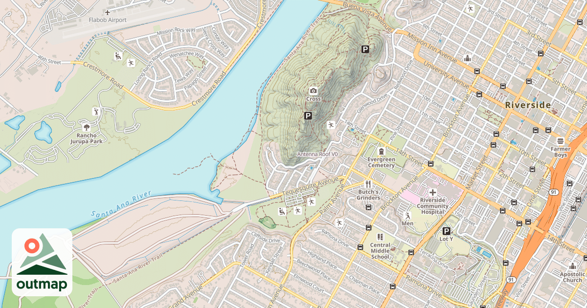 Map of Antenna Roof