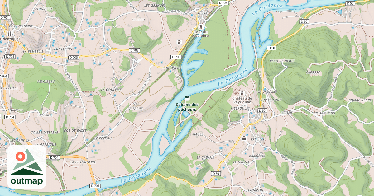Map of Cabane des pêcheurs