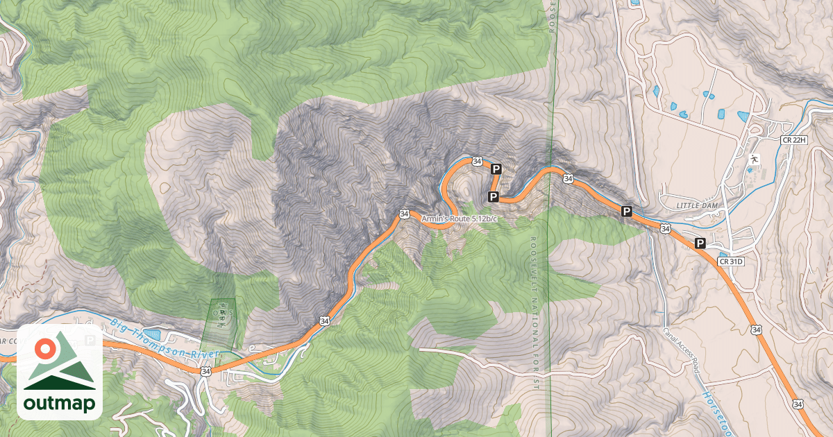 Map of Armin's Route