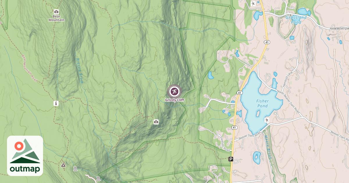 Map of Grizzly Cliff