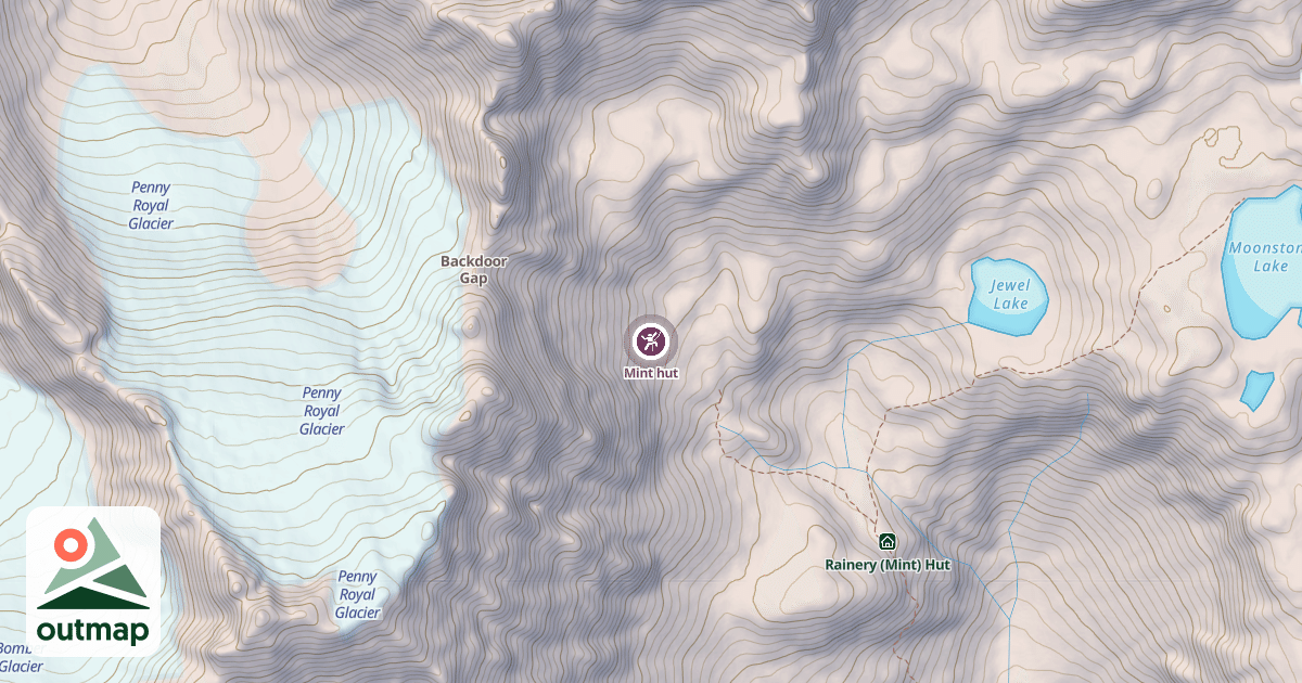 Map of Mint hut