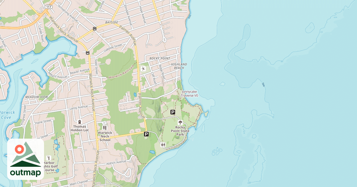 Map of Jonnycake Traverse