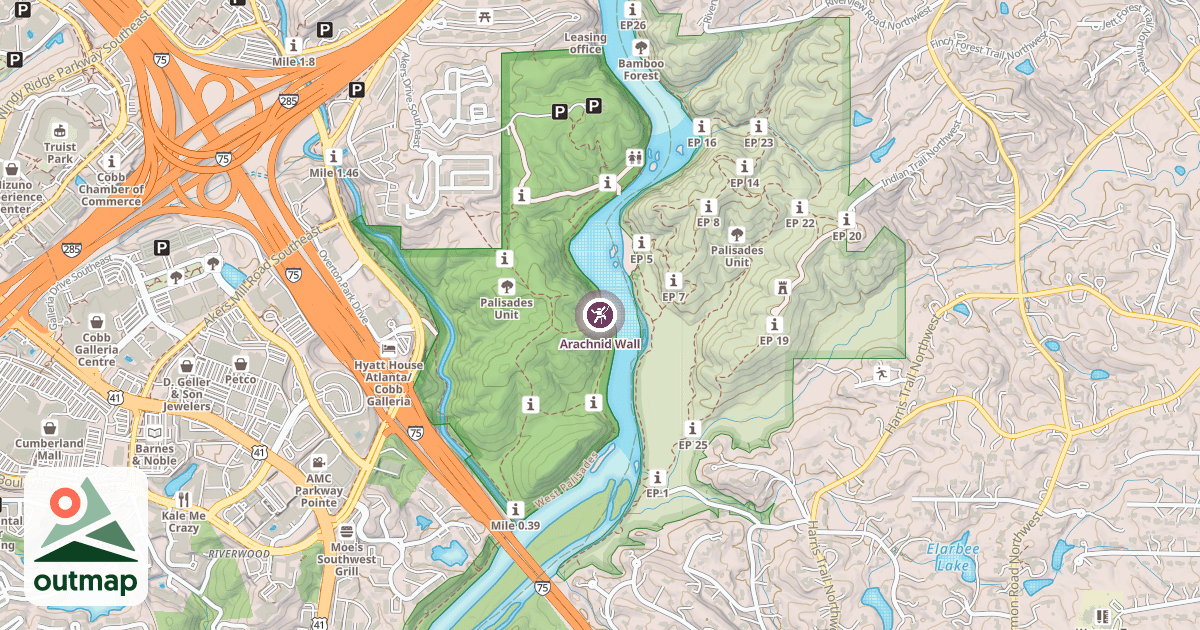 Map of Arachnid Wall