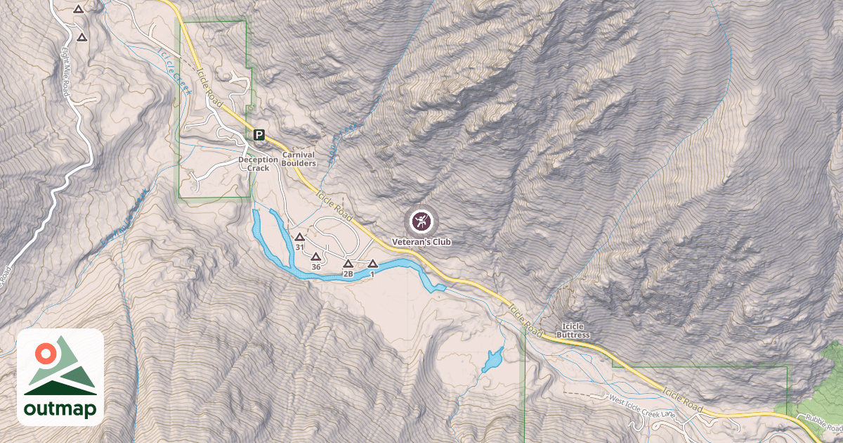 Map of Veteran's Club