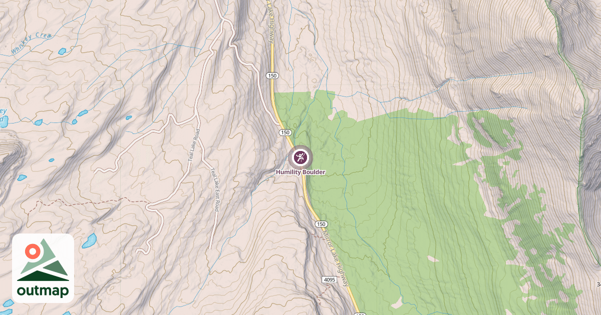Map of Humility Boulder