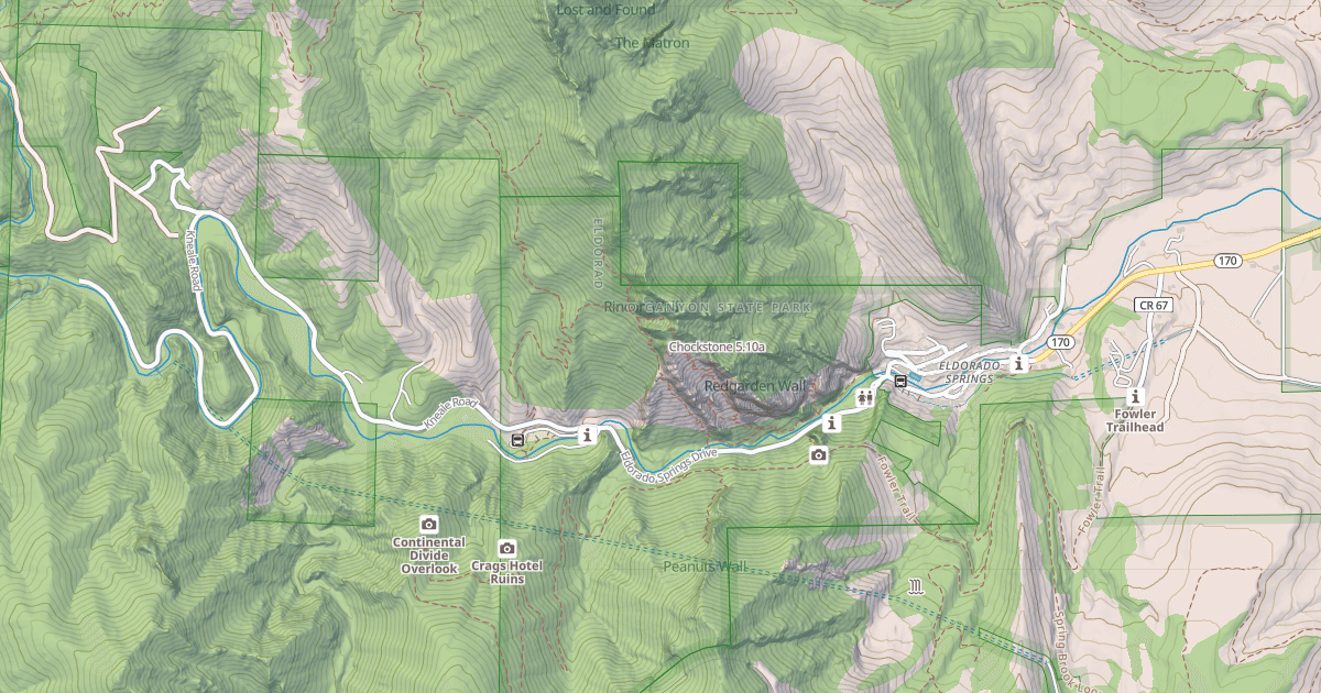 Map preview of Chockstone