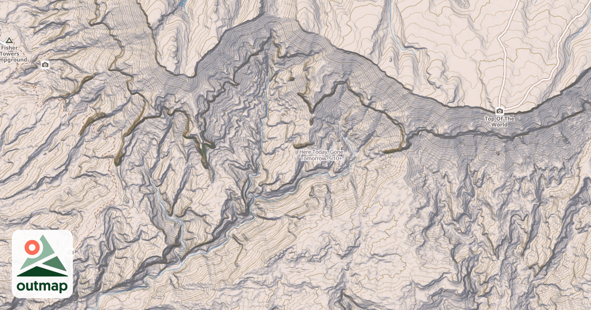 Map of Here Today, Gone Tomorrow.