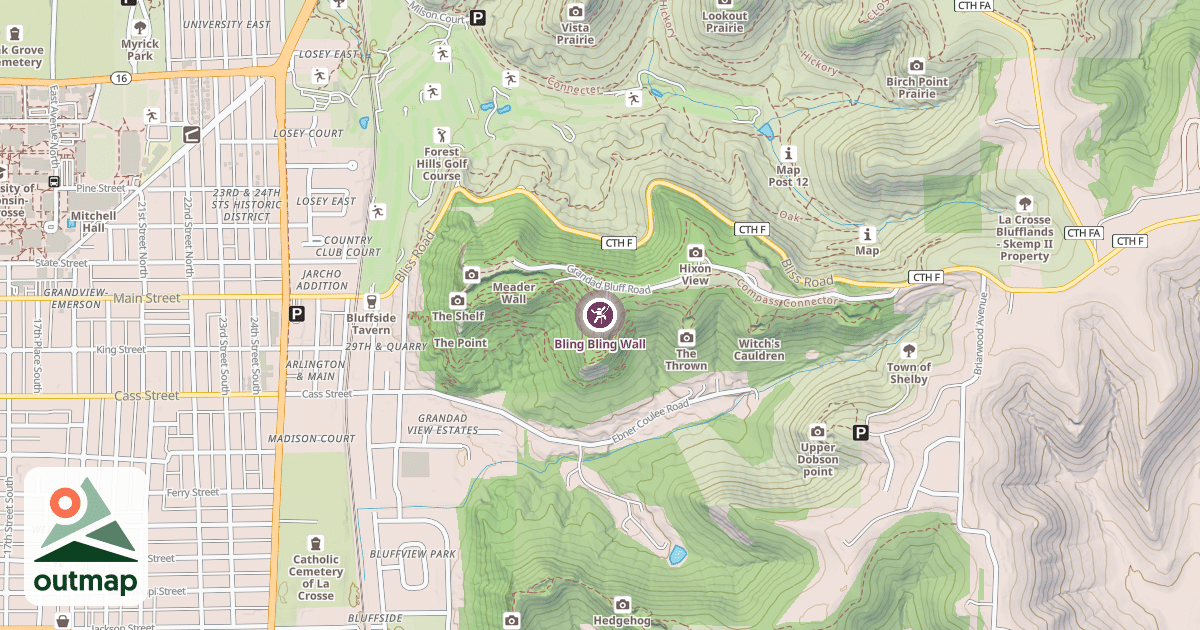 Map of Bling Bling Wall