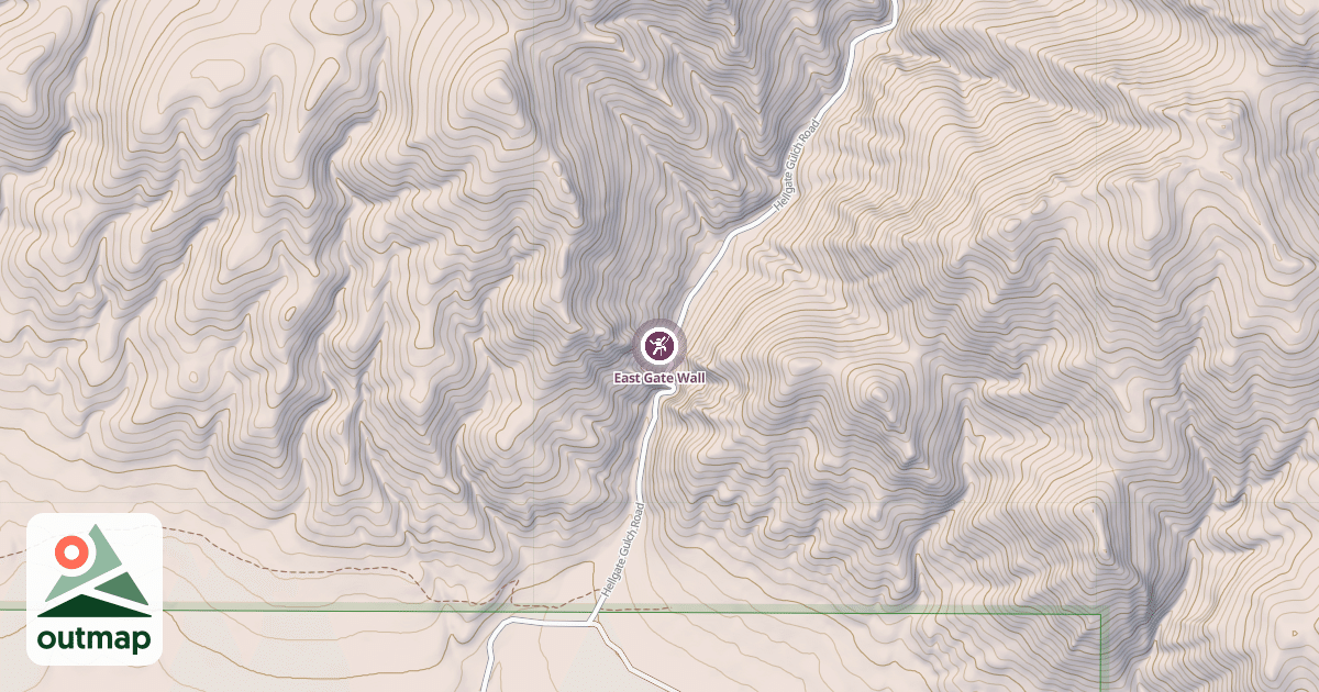 Map of East Gate Wall