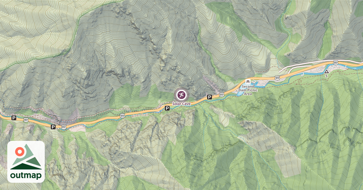 Map of Solar Cave
