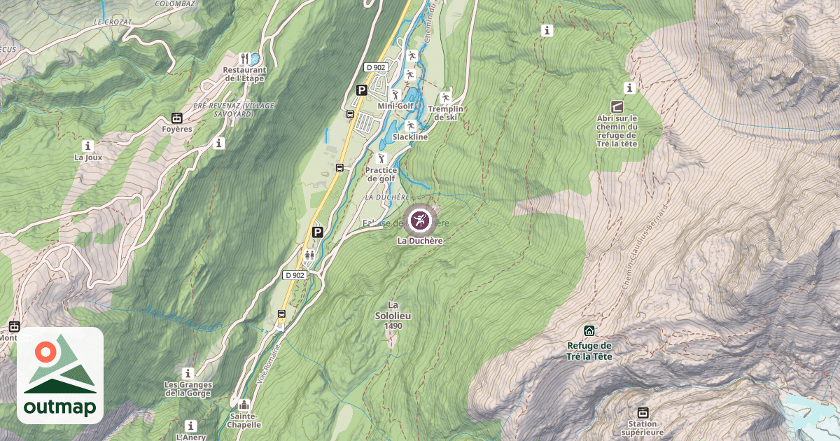 Map of La Duchère