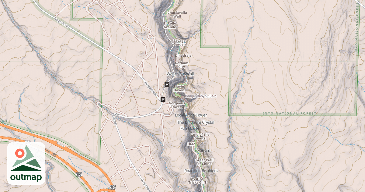 Map of Danger Baby