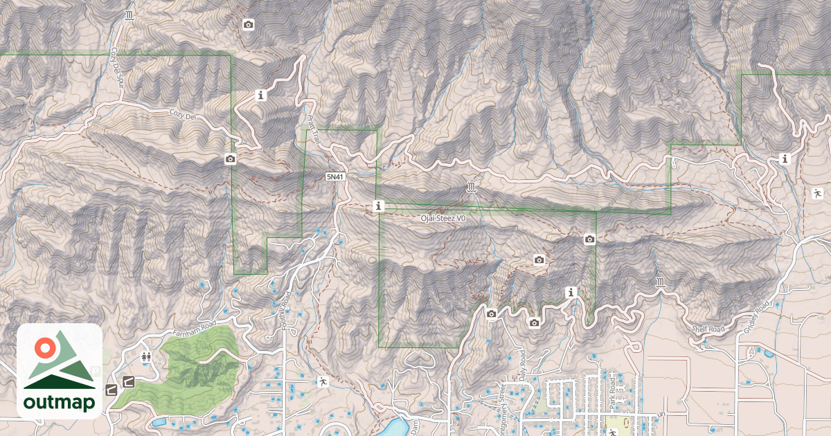 Map of Ojai Steez