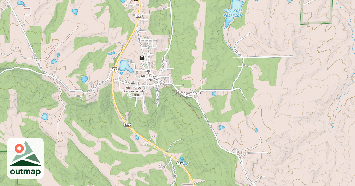 Map of Von Jakob