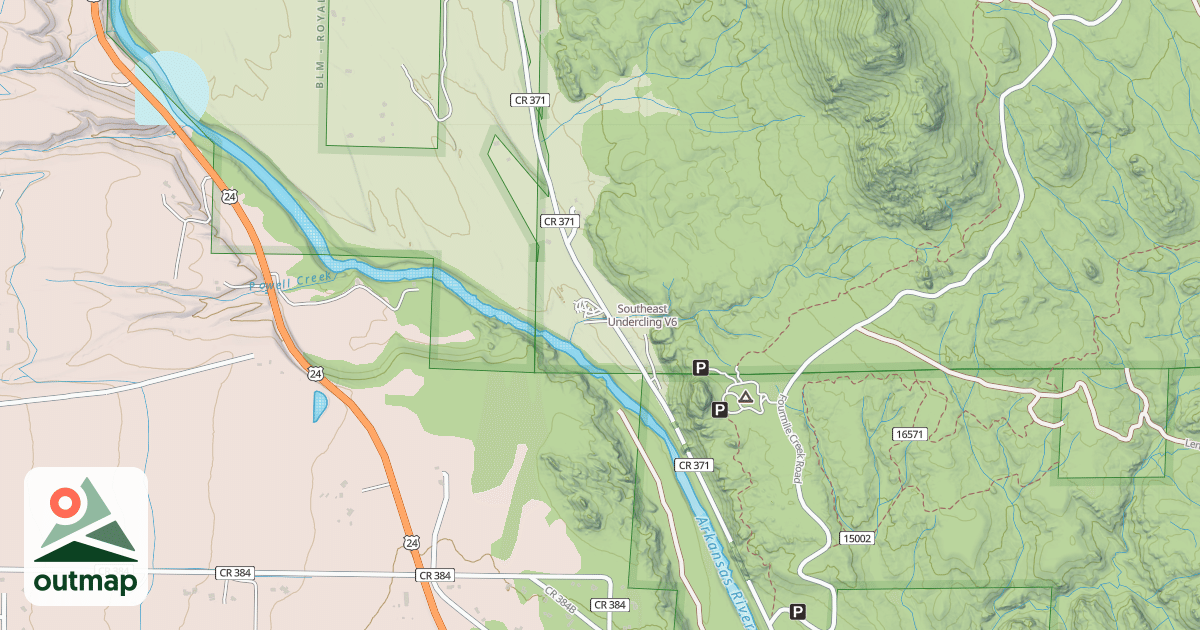 Map of Southeast Undercling