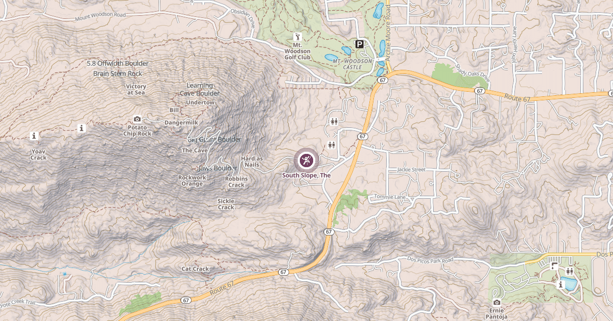 Map preview of South Slope, The