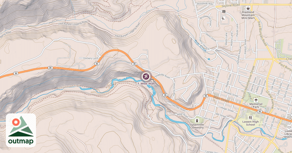Map of 1. West Wall
