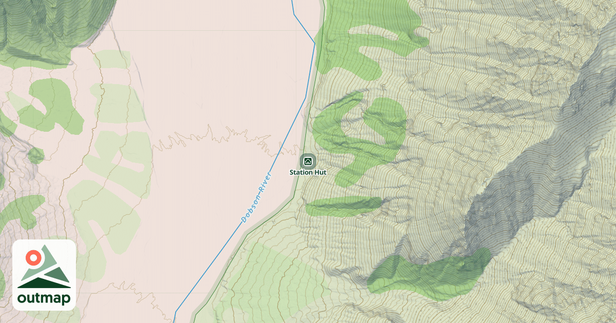 Map of Station Hut