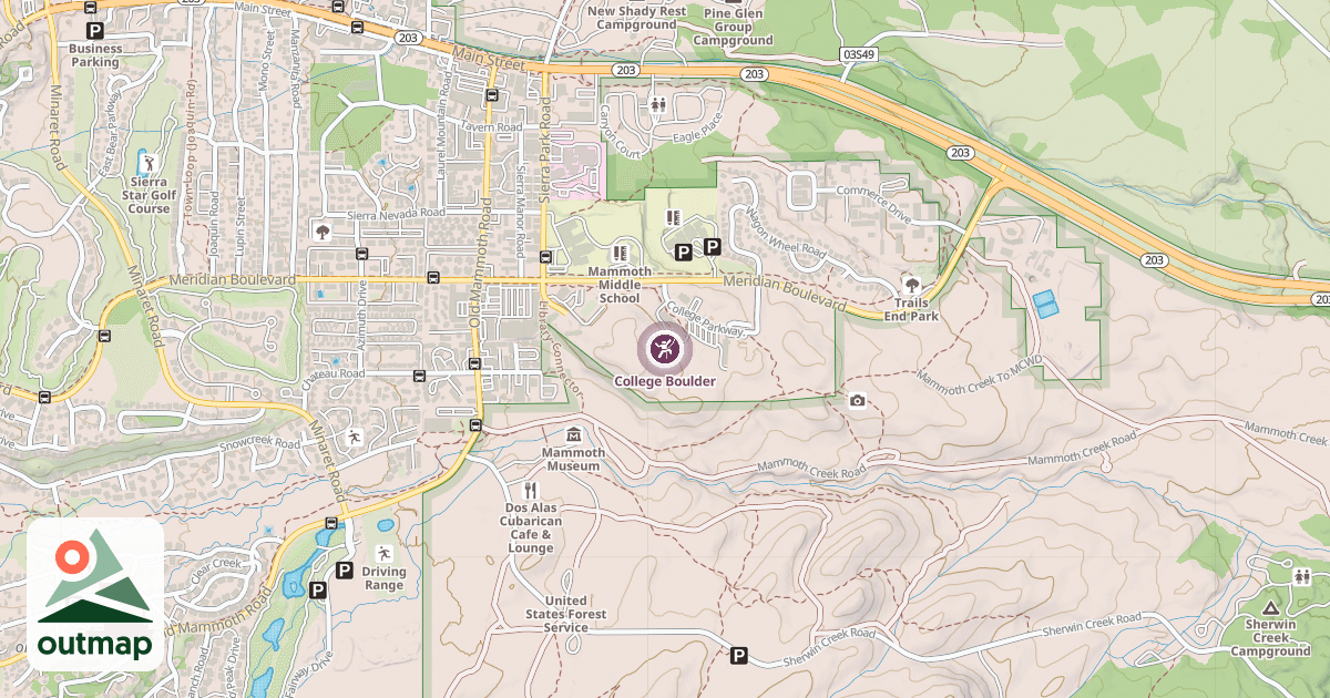 Map of College Boulder