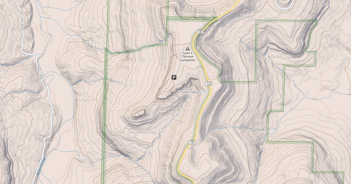 Map preview of Frosted Flakes
