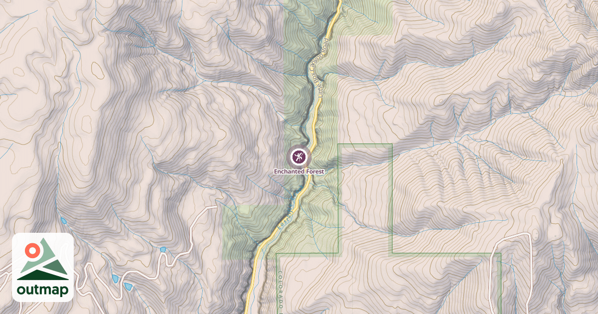 Map of Enchanted Forest