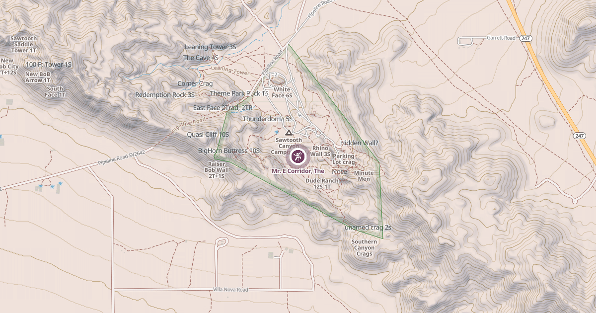Map preview of Mr. E Corridor, The