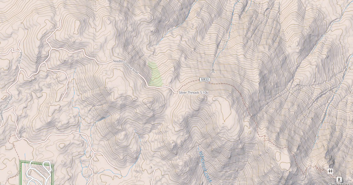 Map preview of Silver Threads