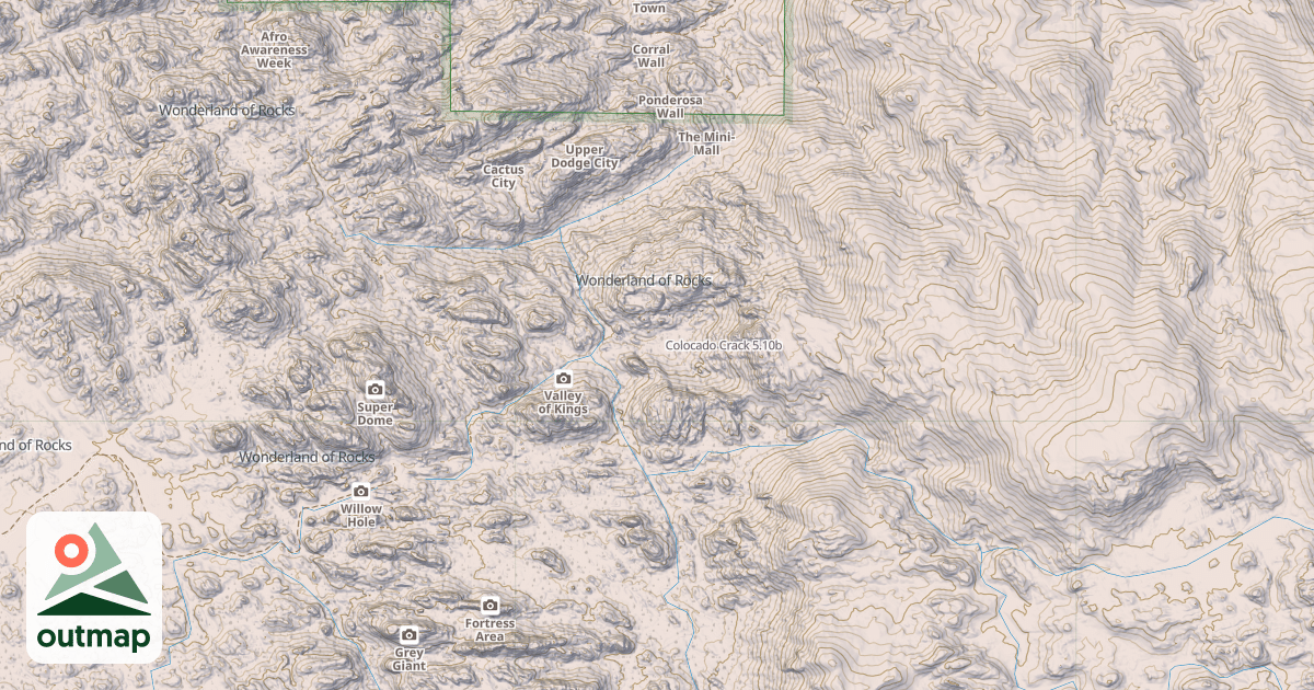 Map of Colocado Crack