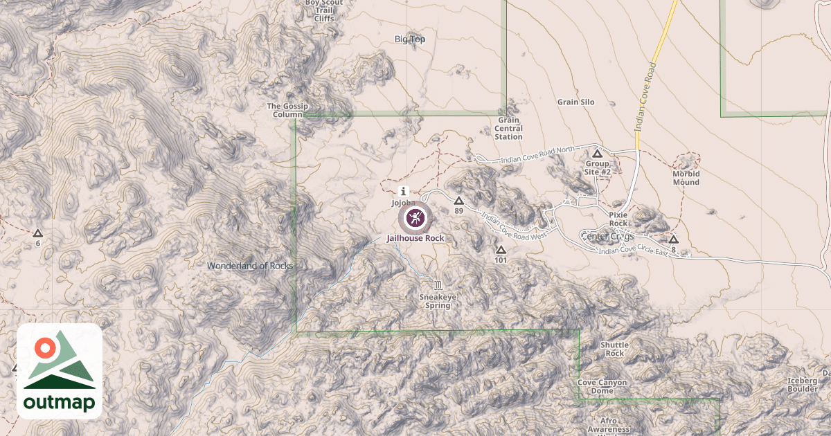 Map of Jailhouse Rock