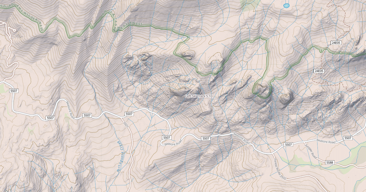 Map preview of Left Ski Track