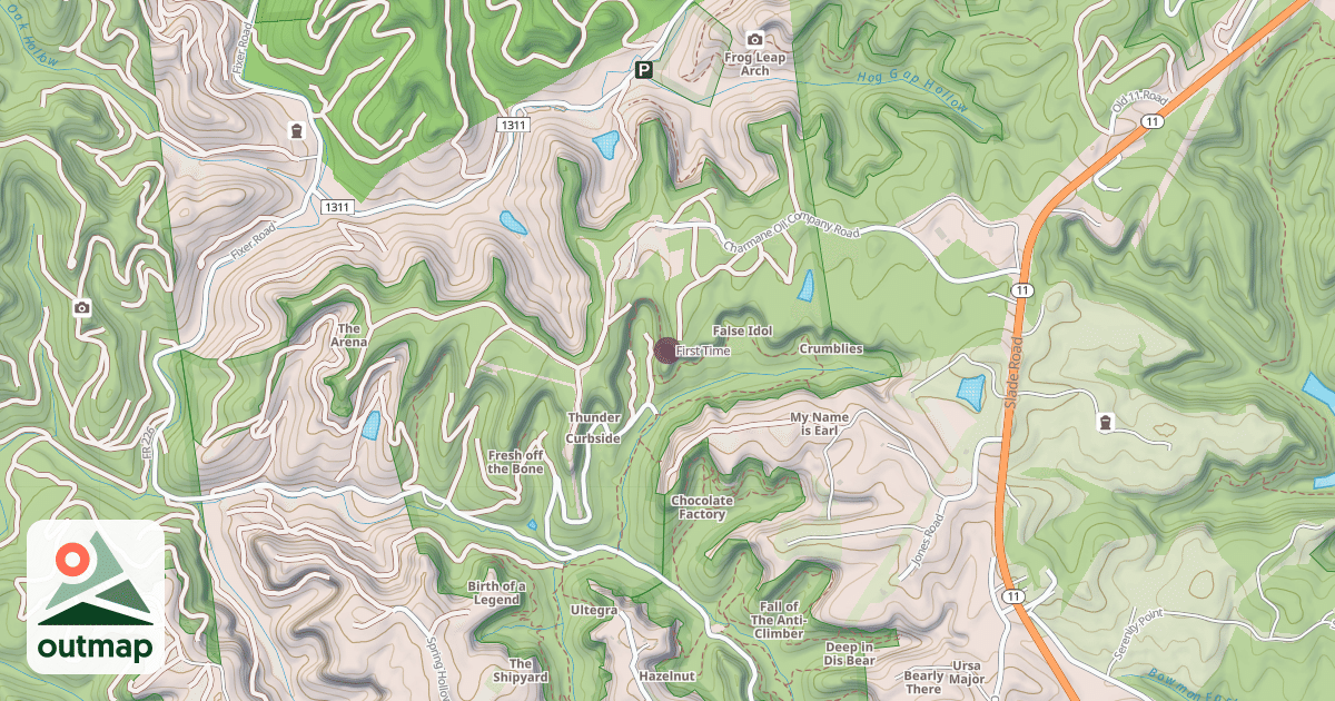 Map of First Time