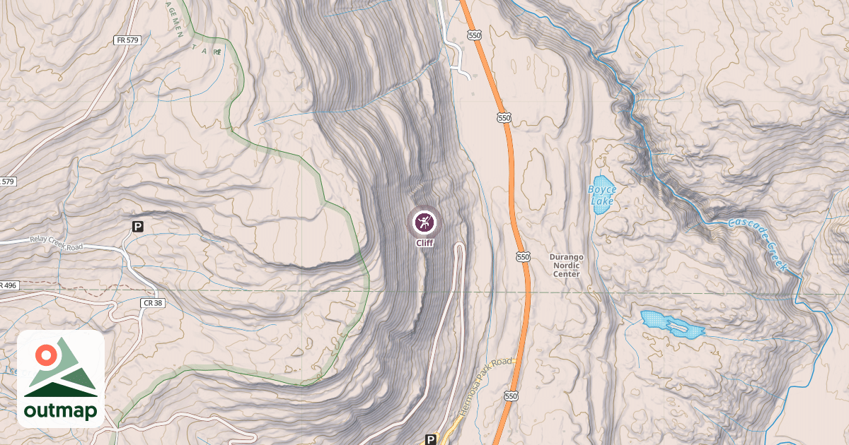 Map of Cliff
