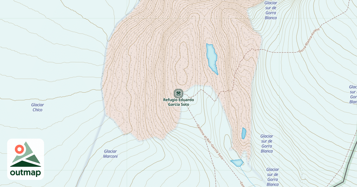 Map of Refugio Eduardo García Soto